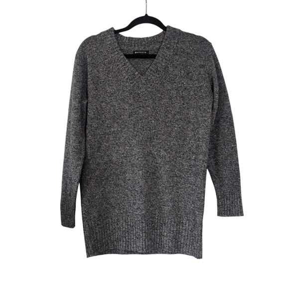 Athleta Lounge Athleisure Country Club Merino Wool Cashmere V-Neck Sweater XS - Picture 2 of 8